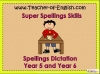 Year 5 and Year 6 Spring Term Spellings Teaching Resources (slide 1/31)